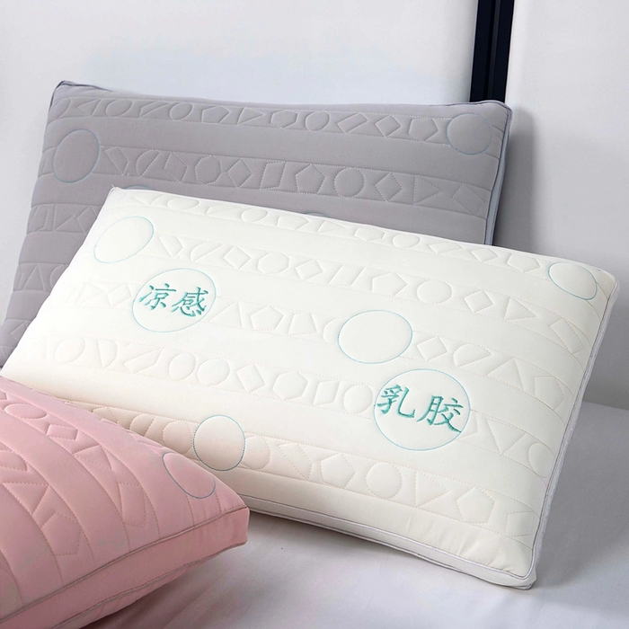 91家纺网 家纺一手货源 找家纺 佳尚枕芯 2025新款凉感乳胶枕枕头枕芯 白色48x74cm