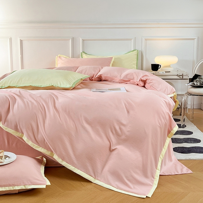 91家纺网 家纺一手货源 找家纺 （总）VIP被业 2025新款赛天丝凉感透气四件套单枕套