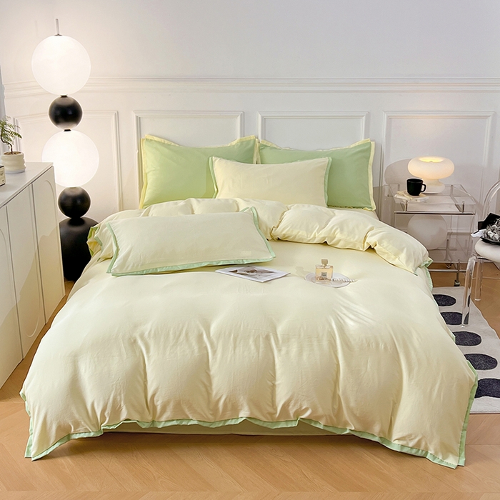 VIP被业 2025新款赛天丝凉感透气四件套单枕套 琥珀黄