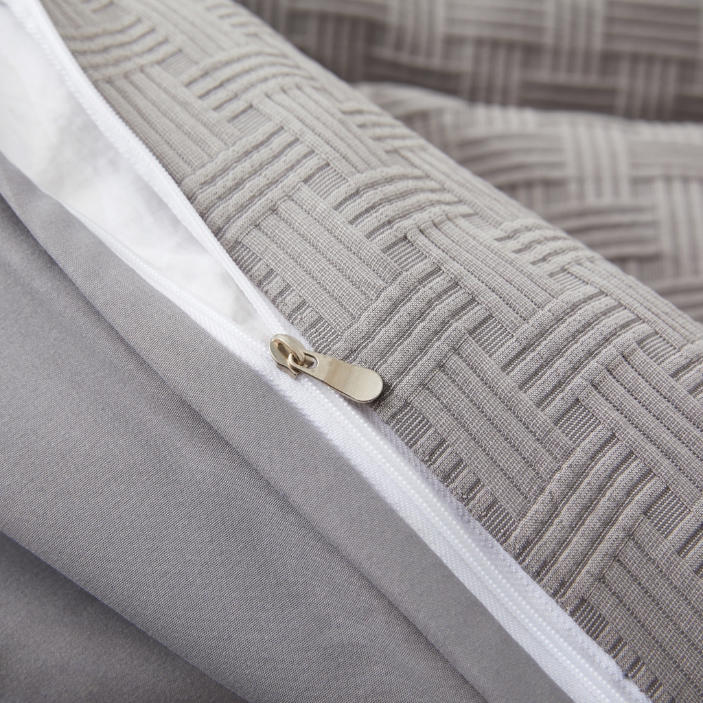 91家纺网 家纺一手货源 找家纺 （总）子不语家纺2025新款跨境外贸华夫格纯色三件套亚马逊Temu速卖通Shein沃尔玛专供