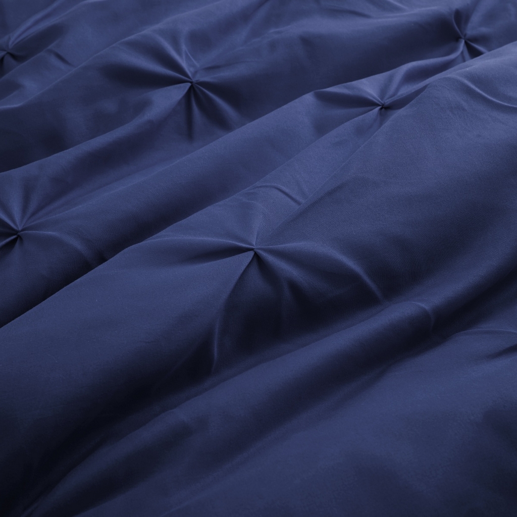 91家纺网 家纺一手货源 找家纺 （总）子不语家纺2025新款跨境外贸手工揪花褶皱三件套亚马逊Temu速卖通Shein沃尔玛专供