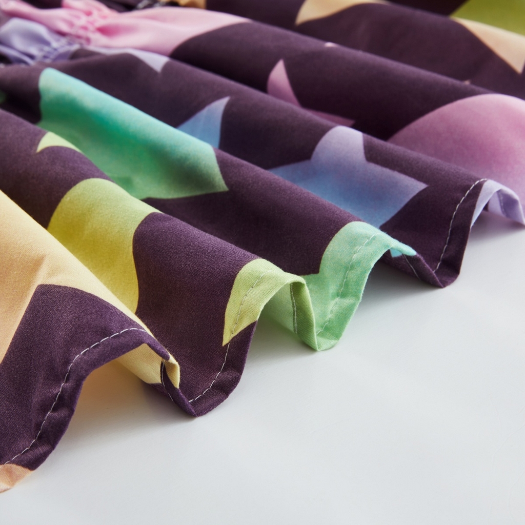 91家纺网 家纺一手货源 找家纺 （总）子不语家纺2025新款跨境外贸印花床裙亚马逊Temu速卖通Shein沃尔玛专供