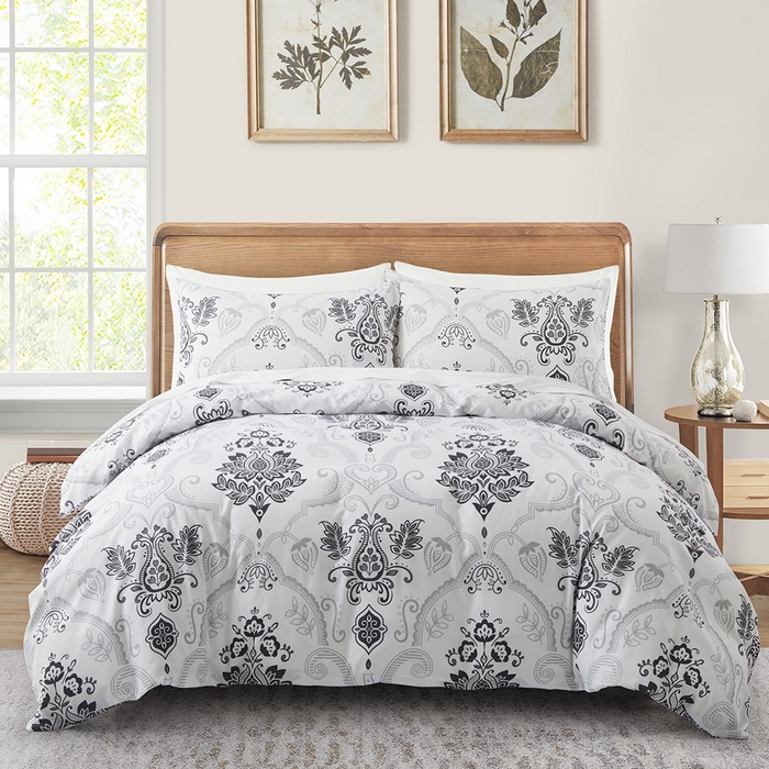 91家纺网 家纺一手货源 找家纺 （总）子不语家纺2025新款跨境外贸 大版印花三件套亚马逊Temu速卖 通Shein沃尔玛专供