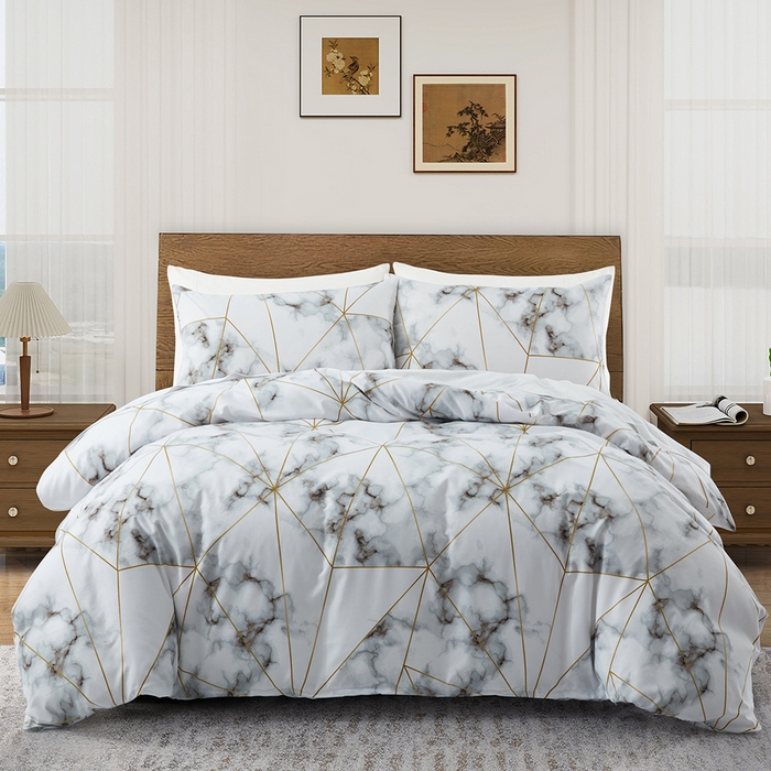 91家纺网 家纺一手货源 找家纺 （总）子不语家纺2025新款跨境外贸 大版印花三件套亚马逊Temu速卖 通Shein沃尔玛专供