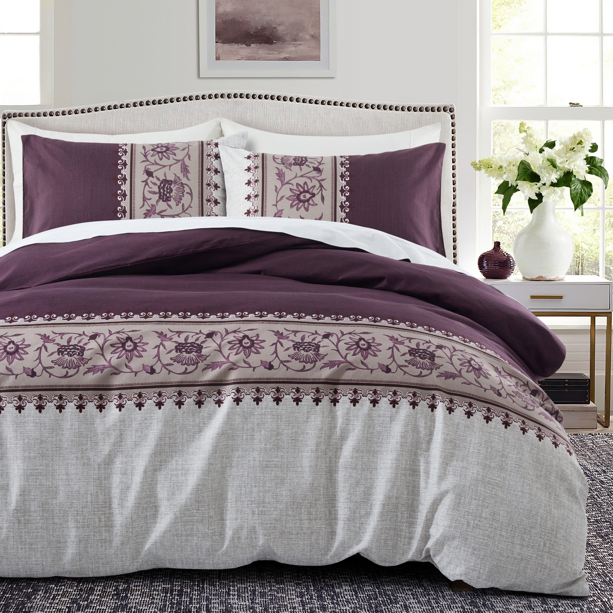 91家纺网 家纺一手货源 找家纺 （总）子不语家纺2025新款跨境外贸 大版印花三件套亚马逊Temu速卖 通Shein沃尔玛专供