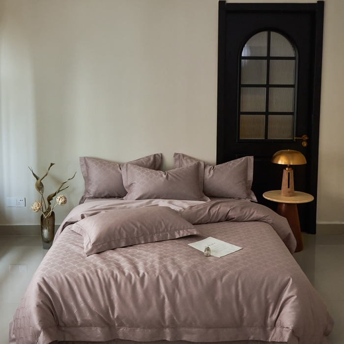 91家纺网 家纺一手货源 找家纺 （总）顾家家居2025新款全棉提花四件套