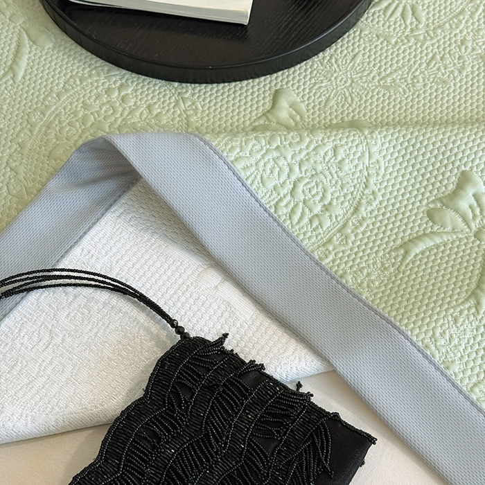 91家纺网 家纺一手货源 找家纺 佰亿莱2025新款手捧花凉席床席床笠款 床席手捧花绿