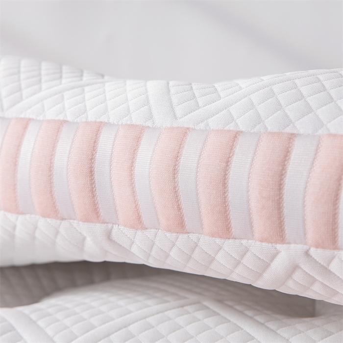 91家纺网 家纺一手货源 找家纺 佳尚枕芯 2025新款情侣款反牵引深睡记忆枕头枕芯护颈椎助睡眠枕头枕芯 牵引枕-粉色 中枕42x65cm/只