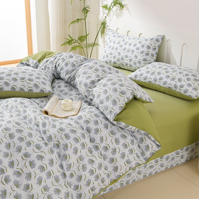 （总）金昱纺 2025新款A类全棉纯棉双层纱四件套