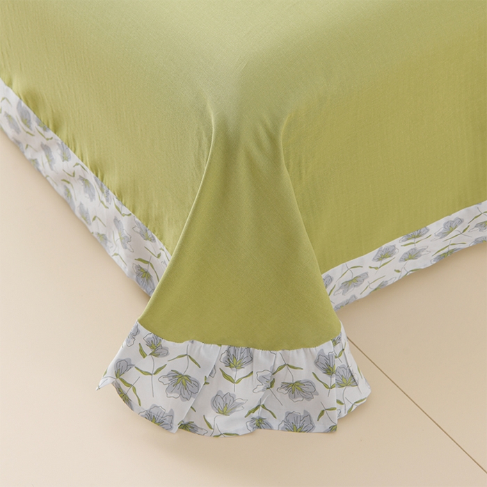 91家纺网 家纺一手货源 找家纺 （总）金昱纺 2025新款A类全棉纯棉双层纱四件套