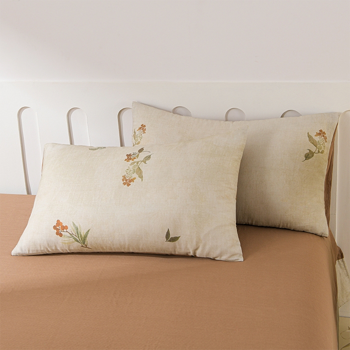 91家纺网 家纺一手货源 找家纺 金昱纺 2025新款A类全棉纯棉双层纱四件套 城南旧事-粽