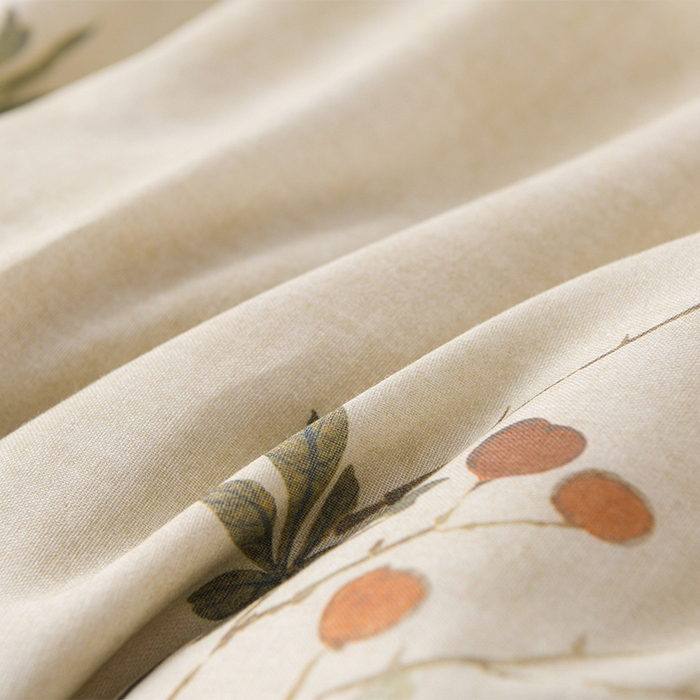 91家纺网 家纺一手货源 找家纺 金昱纺 2025新款A类全棉纯棉双层纱四件套 城南旧事-粽