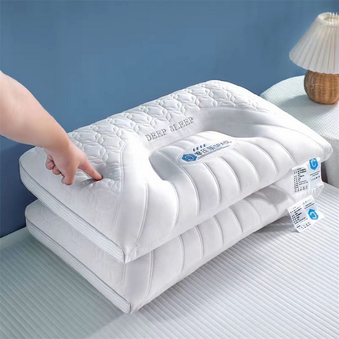 91家纺网 家纺一手货源 找家纺 佳尚枕芯 2025新款乳胶零压力定型枕护颈助睡眠枕 枕头枕芯 零压力乳胶枕 48x74cm/只 中枕