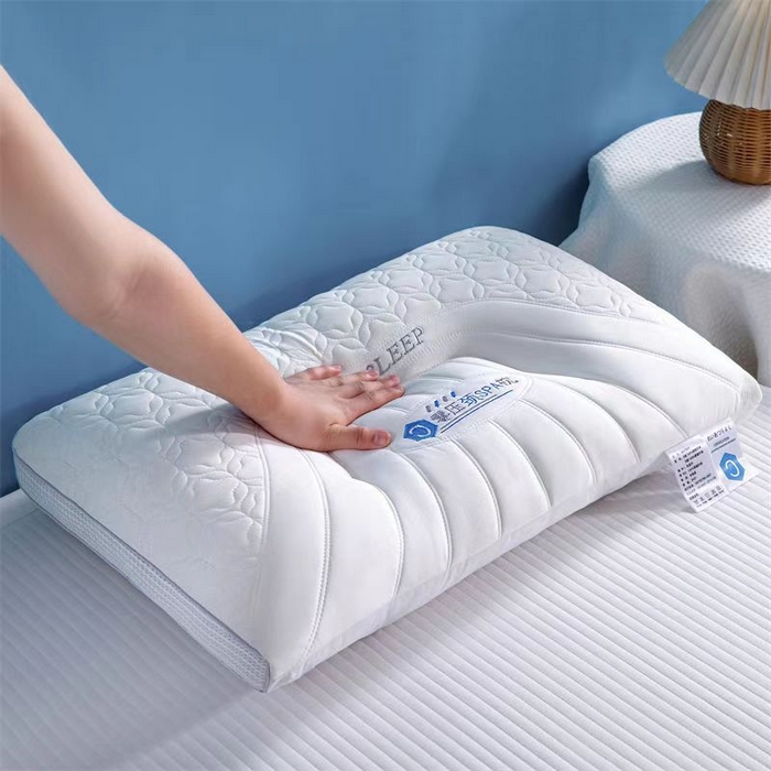 91家纺网 家纺一手货源 找家纺 佳尚枕芯 2025新款乳胶零压力定型枕护颈助睡眠枕 枕头枕芯 零压力乳胶枕 48x74cm/只 中枕