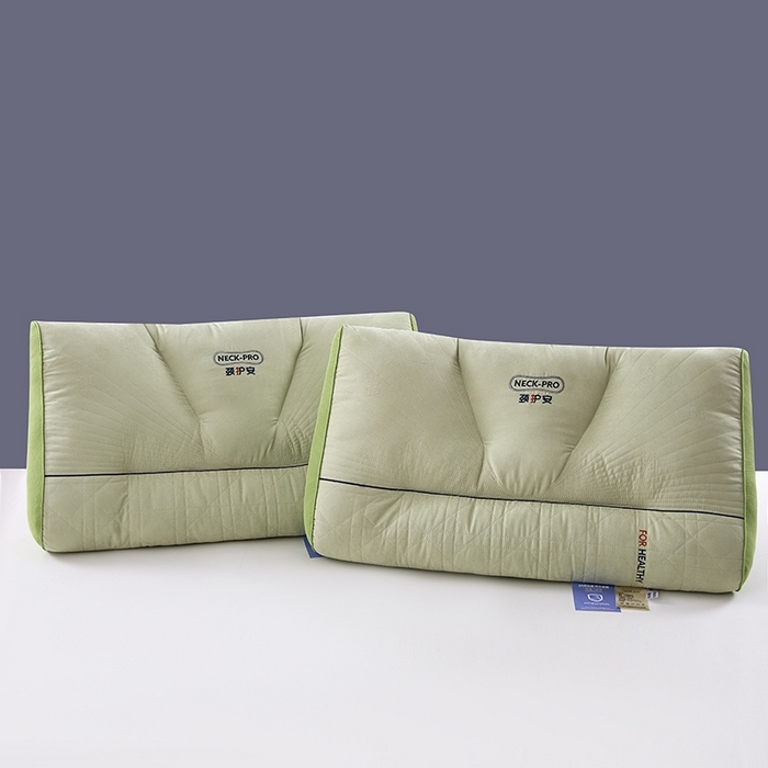 羽凡居2025新款spa护颈枕 绿色高枕一只
