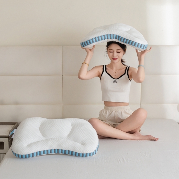 91家纺网 家纺一手货源 找家纺 （总）羽凡居 2025新款针织云朵枕头枕芯