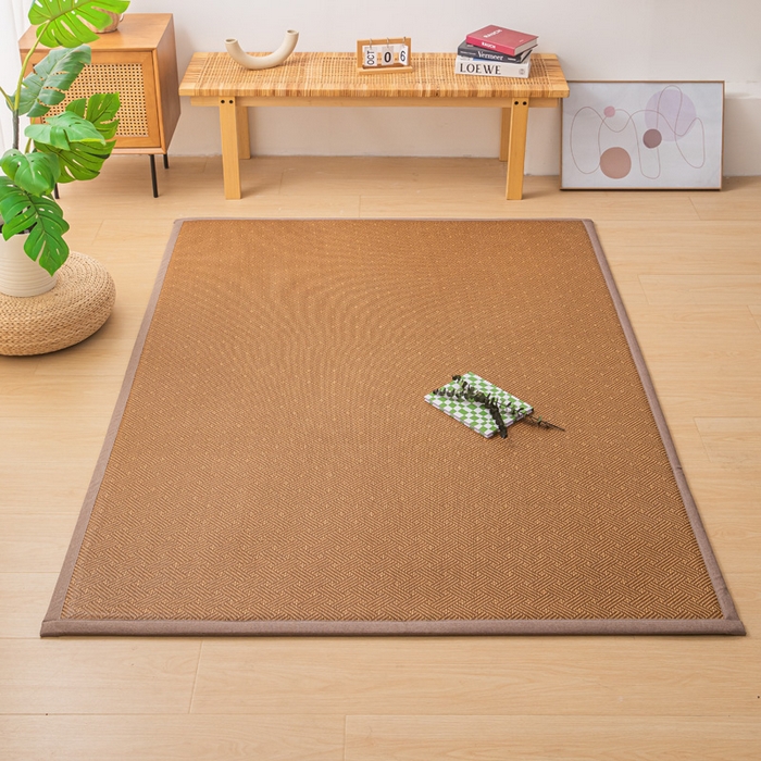 91家纺网 家纺一手货源 找家纺  （买家秀）（爆款花型 不断货）藤席地垫日式榻榻米床边垫子打地铺睡觉凉席藤席凉席床垫软垫学生宿舍床垫 饼干花