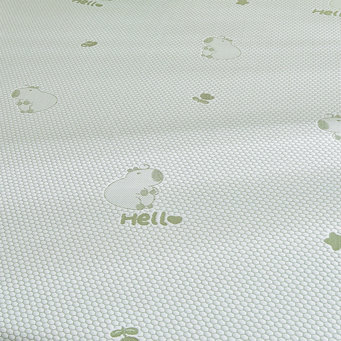 91家纺网 家纺一手货源 找家纺 赛丽雅 2025爆款A类凉感豆豆凉席三件套床裙款冰丝软席子床笠款凉席 卡皮巴拉-绿