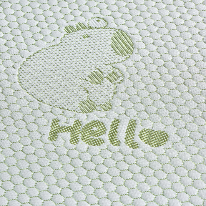 91家纺网 家纺一手货源 找家纺 赛丽雅 2025爆款A类凉感豆豆凉席三件套床裙款冰丝软席子床笠款凉席 卡皮巴拉-绿