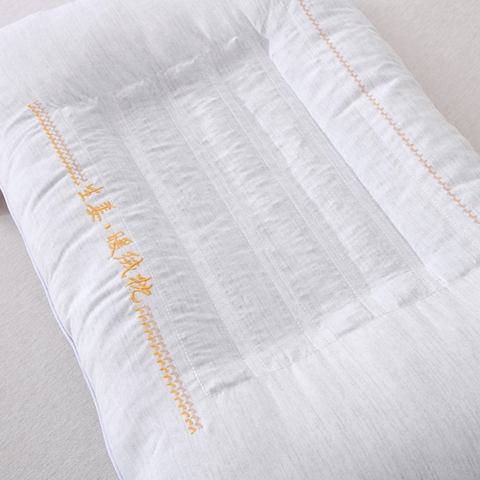 91家纺网 家纺一手货源 找家纺 佳尚枕芯 2025新款生姜暖绒全棉护颈枕枕头枕芯 灰 48x74cm/只