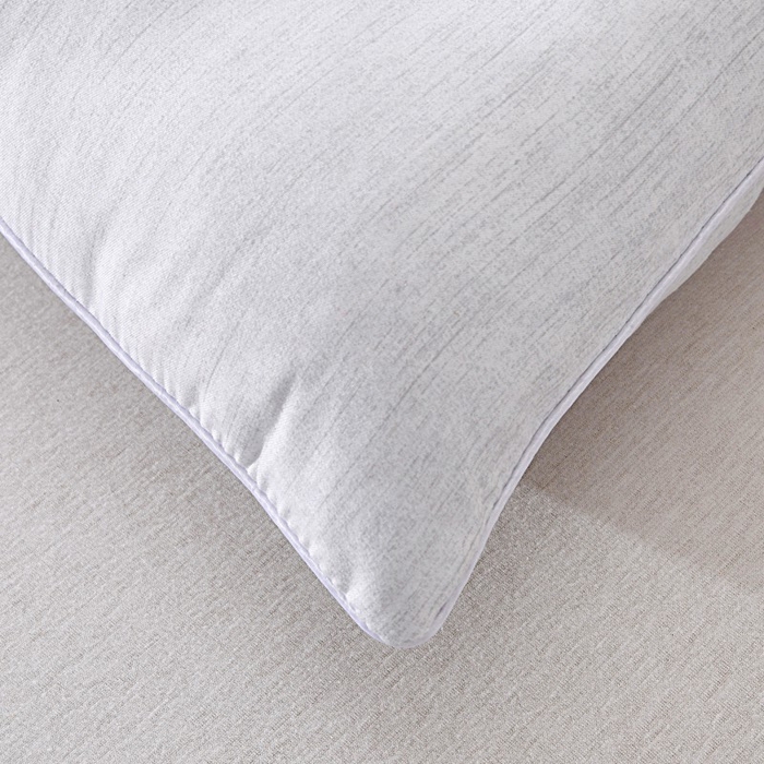 91家纺网 家纺一手货源 找家纺 佳尚枕芯 2025新款生姜暖绒全棉护颈枕枕头枕芯 灰 48x74cm/只