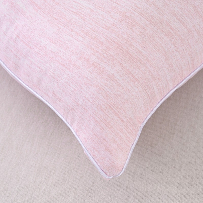 91家纺网 家纺一手货源 找家纺 佳尚枕芯 2025新款生姜暖绒全棉护颈枕枕头枕芯 粉 48x74cm/只