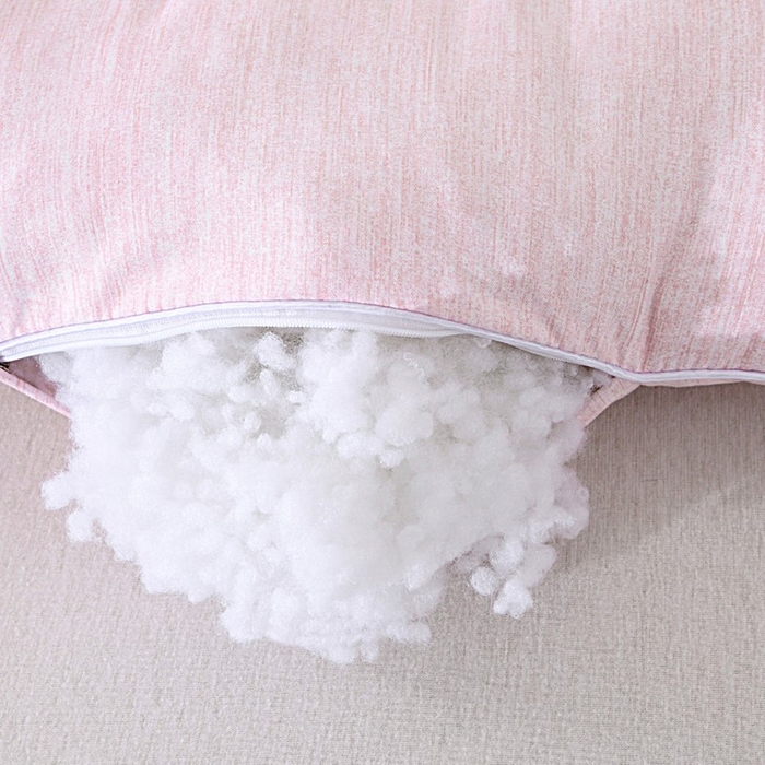 91家纺网 家纺一手货源 找家纺 佳尚枕芯 2025新款生姜暖绒全棉护颈枕枕头枕芯 粉 48x74cm/只