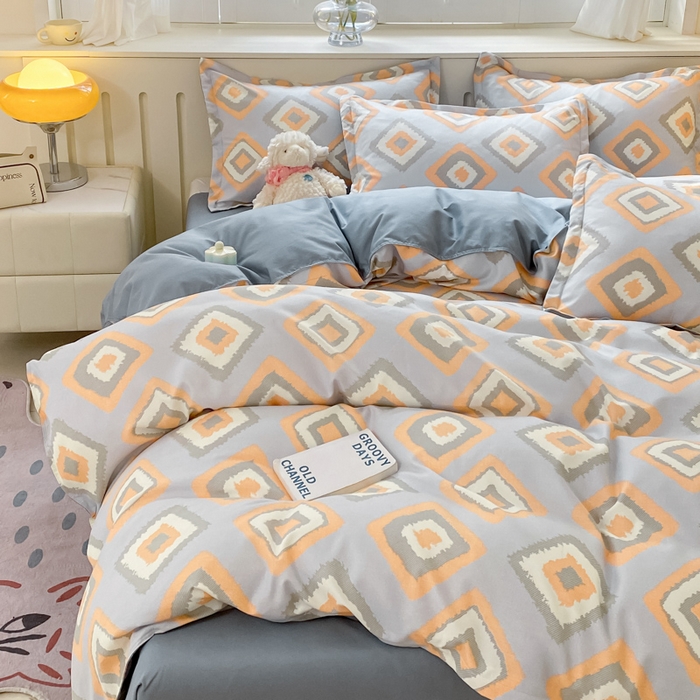 91家纺网 家纺一手货源 找家纺 简冠家纺 2025新款植物羊绒磨毛四件套 萨博