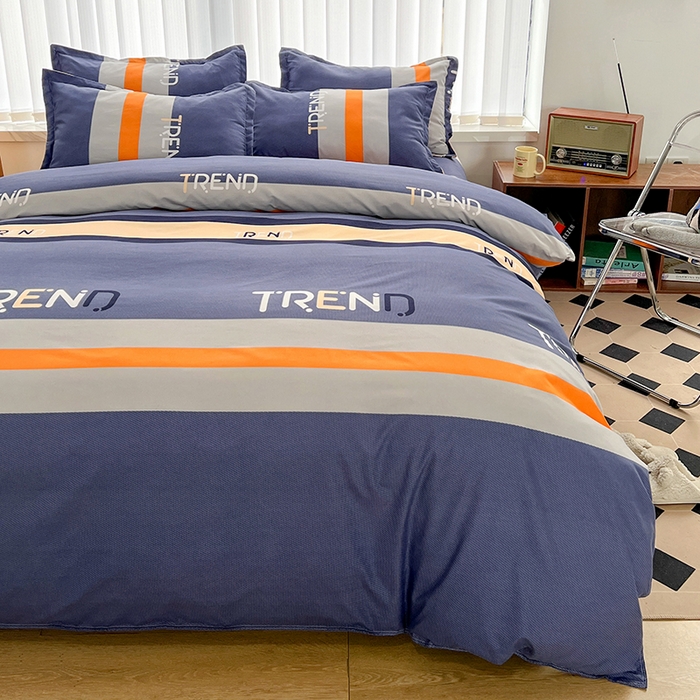 91家纺网 家纺一手货源 找家纺 简冠家纺 2025新款植物羊绒磨毛四件套 时光之城