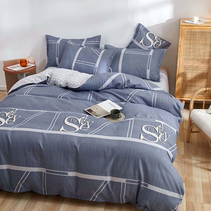 91家纺网 家纺一手货源 找家纺 简冠家纺 2025新款植物羊绒磨毛四件套 新视觉