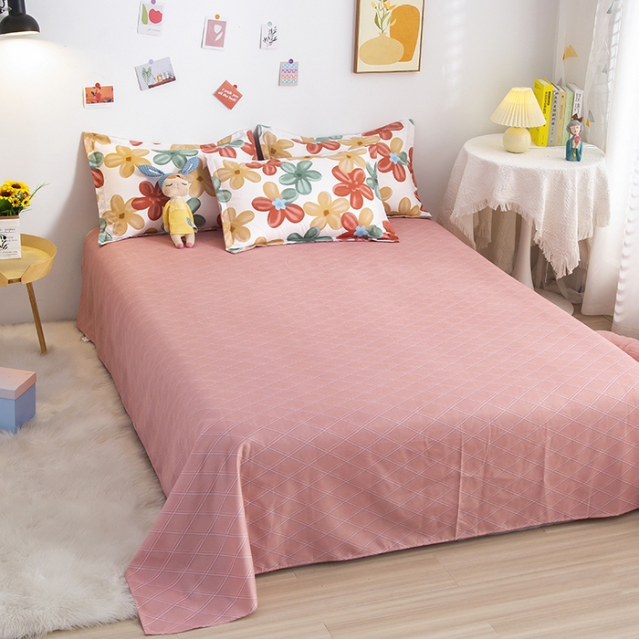 91家纺网 家纺一手货源 找家纺 简冠家纺 2025新款植物羊绒磨毛四件套 盈盈花香