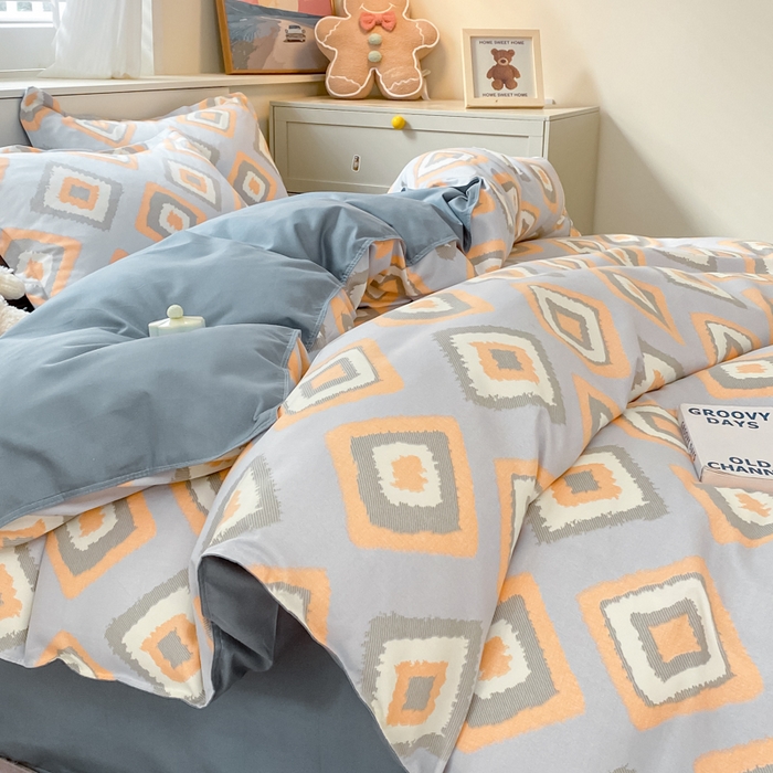 91家纺网 家纺一手货源 找家纺 简冠家纺 2025新款植物羊绒磨毛四件套 萨博