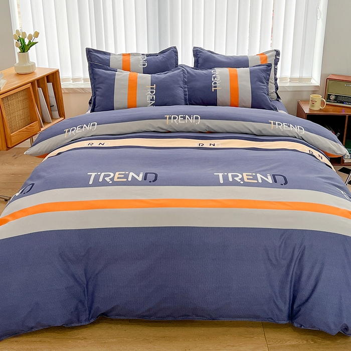 91家纺网 家纺一手货源 找家纺 简冠家纺 2025新款植物羊绒磨毛四件套 时光之城