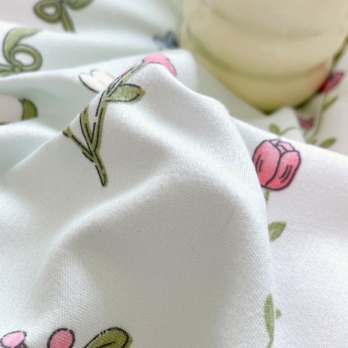 91家纺网 家纺一手货源 找家纺 简冠家纺 2025新款植物羊绒磨毛四件套 林间小兔叽