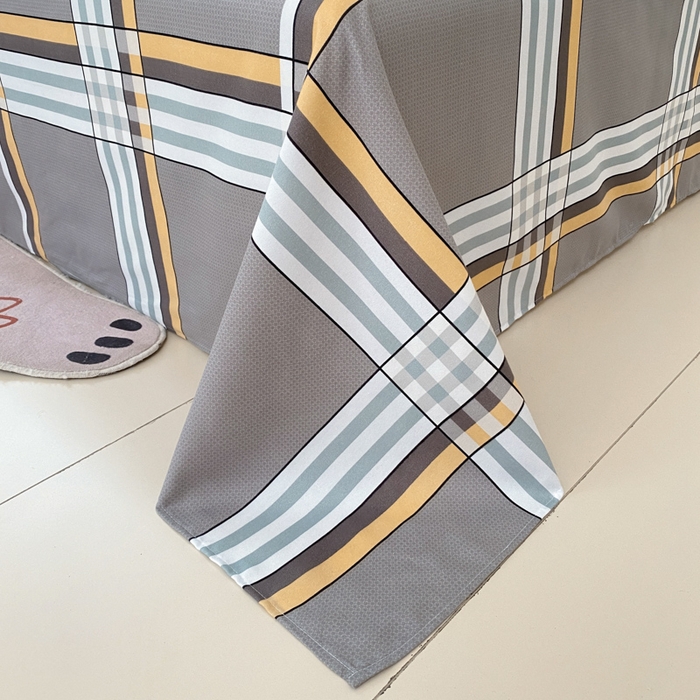 91家纺网 家纺一手货源 找家纺 简冠家纺 2025新款植物羊绒磨毛四件套 岁月静好