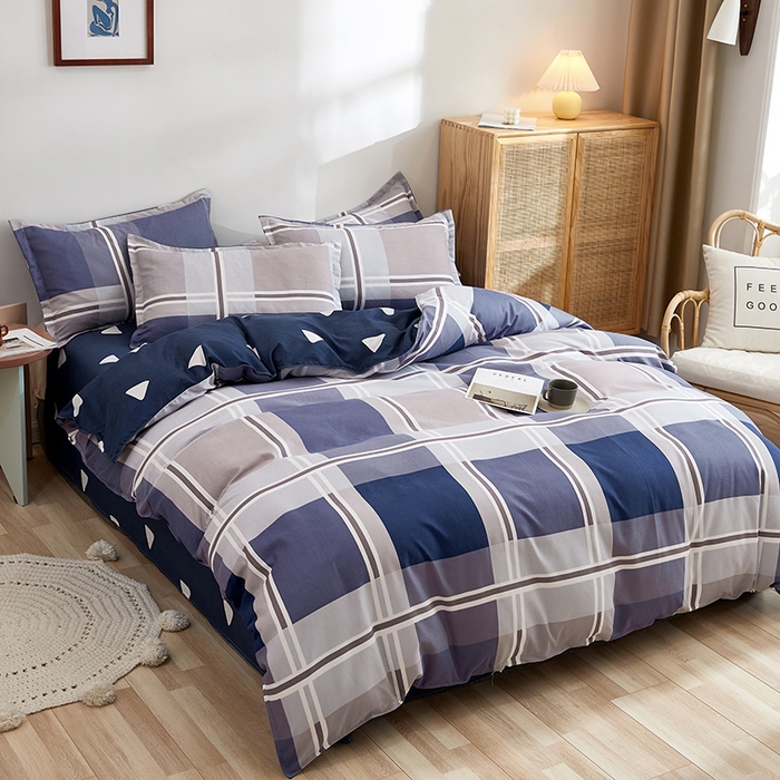 91家纺网 家纺一手货源 找家纺 简冠家纺 2025新款植物羊绒磨毛四件套 萨尔