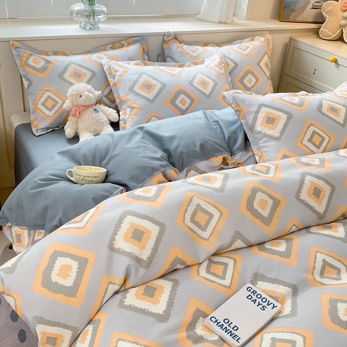 91家纺网 家纺一手货源 找家纺 简冠家纺 2025新款植物羊绒磨毛四件套 萨博