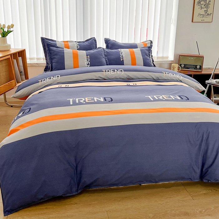 91家纺网 家纺一手货源 找家纺 简冠家纺 2025新款植物羊绒磨毛四件套 时光之城