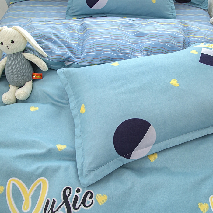 91家纺网 家纺一手货源 找家纺 简冠家纺 2025新款植物羊绒磨毛四件套 宜家田园