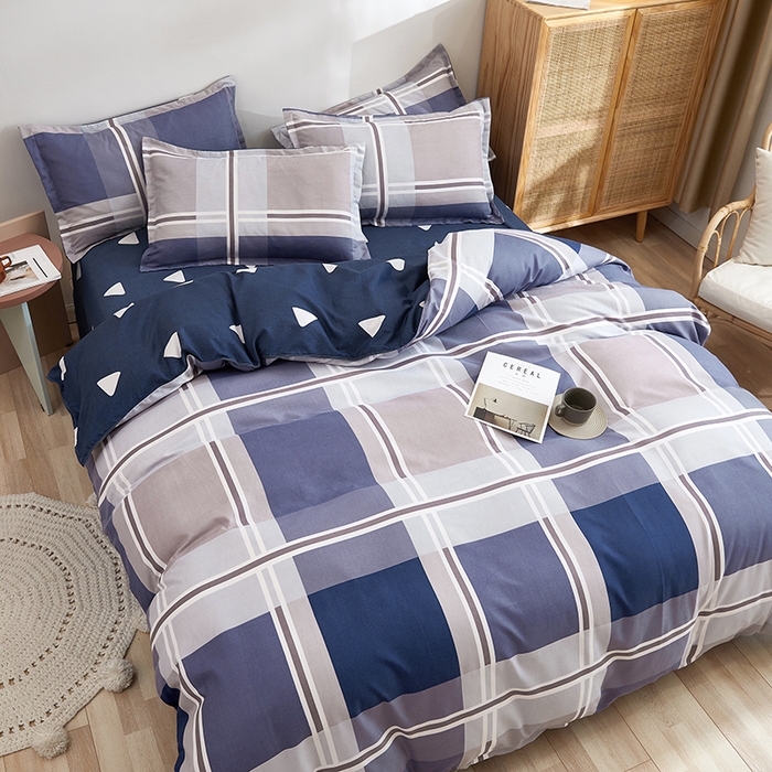 91家纺网 家纺一手货源 找家纺 简冠家纺 2025新款植物羊绒磨毛四件套 萨尔