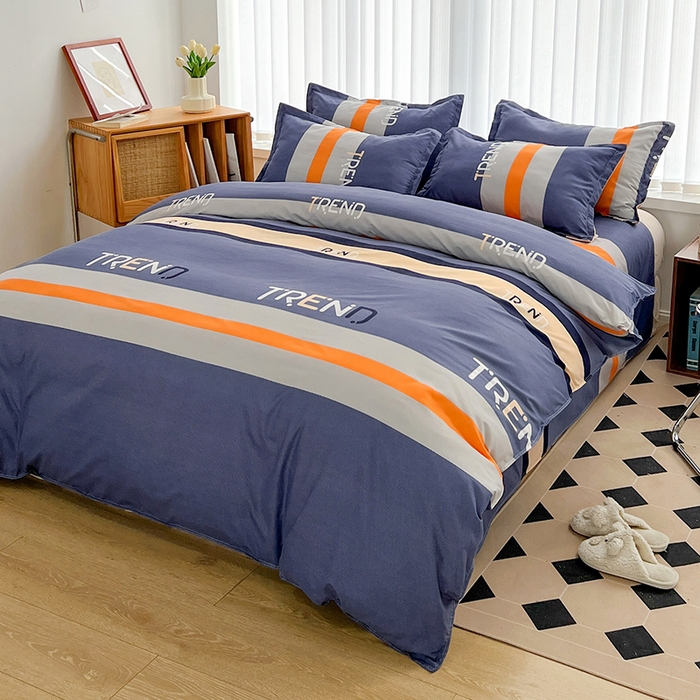 91家纺网 家纺一手货源 找家纺 简冠家纺 2025新款植物羊绒磨毛四件套 时光之城