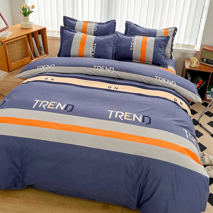 91家纺网 家纺一手货源 找家纺 简冠家纺 2025新款植物羊绒磨毛四件套 时光之城