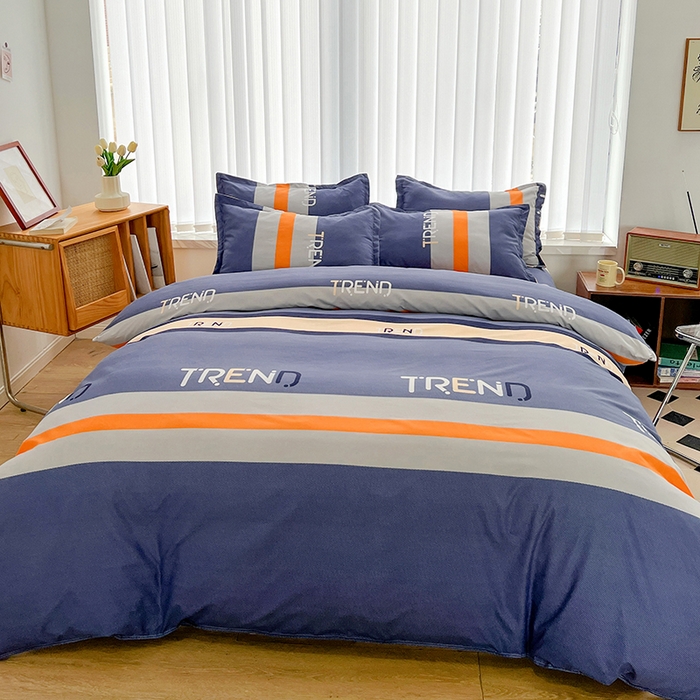 91家纺网 家纺一手货源 找家纺 简冠家纺 2025新款植物羊绒磨毛四件套 时光之城