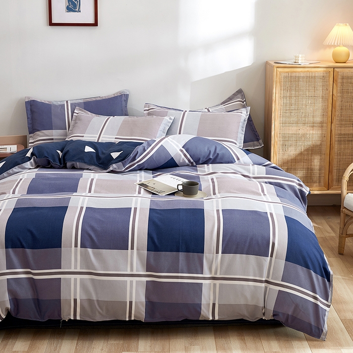 91家纺网 家纺一手货源 找家纺 简冠家纺 2025新款植物羊绒磨毛四件套 萨尔