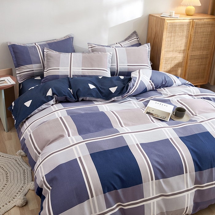 91家纺网 家纺一手货源 找家纺 简冠家纺 2025新款植物羊绒磨毛四件套 萨尔