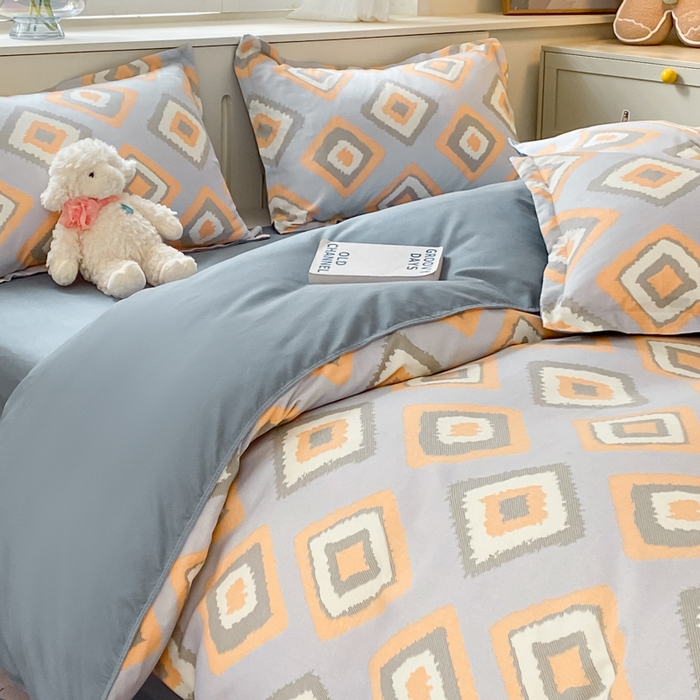 91家纺网 家纺一手货源 找家纺 简冠家纺 2025新款植物羊绒磨毛四件套 萨博