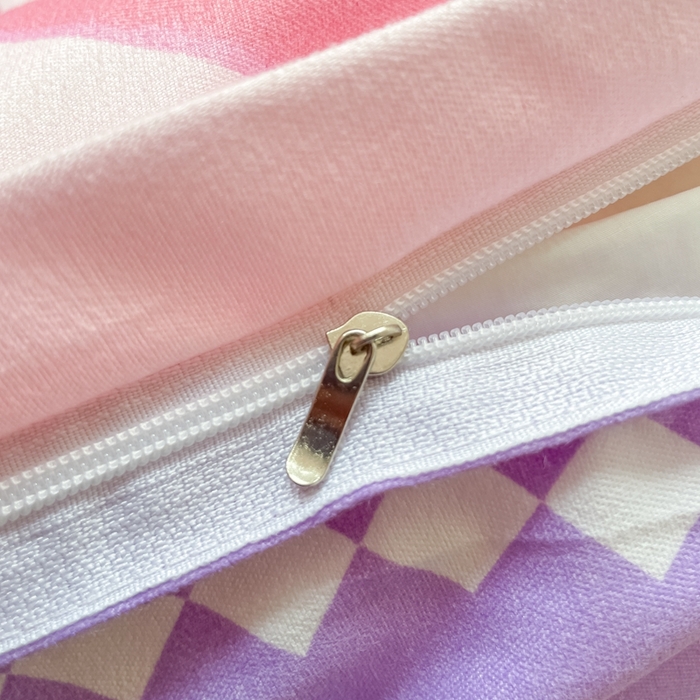 91家纺网 家纺一手货源 找家纺 简冠家纺 2025新款植物羊绒磨毛四件套 奶油兔-粉