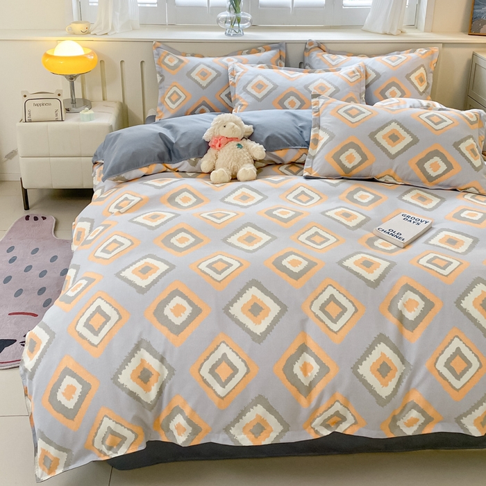 91家纺网 家纺一手货源 找家纺 简冠家纺 2025新款植物羊绒磨毛四件套 萨博