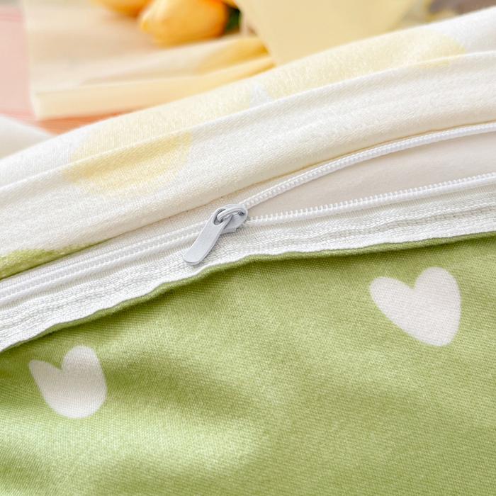 91家纺网 家纺一手货源 找家纺 简冠家纺 2025新款植物羊绒磨毛四件套 阳光花蕊