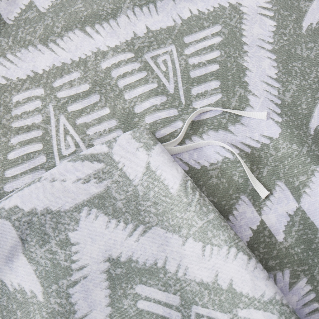 91家纺网 家纺一手货源 找家纺 子不语家纺2025新款跨境外贸 大版印花三件套亚马逊Temu速卖 通Shein沃尔玛专供 73绿色图形